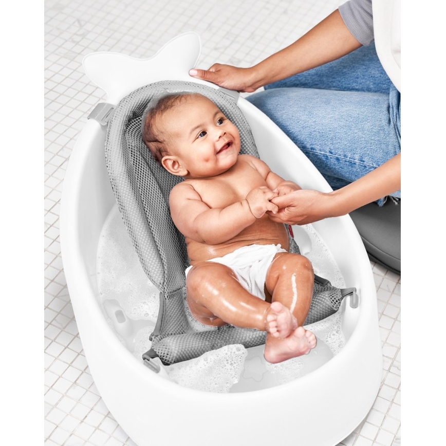 Skip Hop - Dječja kadica s ergonomskom podlogom MOBY 3 bijela
