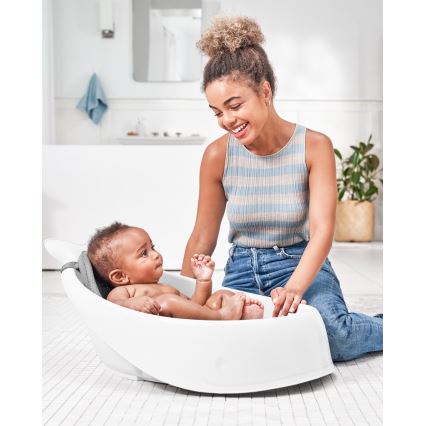 Skip Hop - Dječja kadica s ergonomskom podlogom MOBY 3 bijela