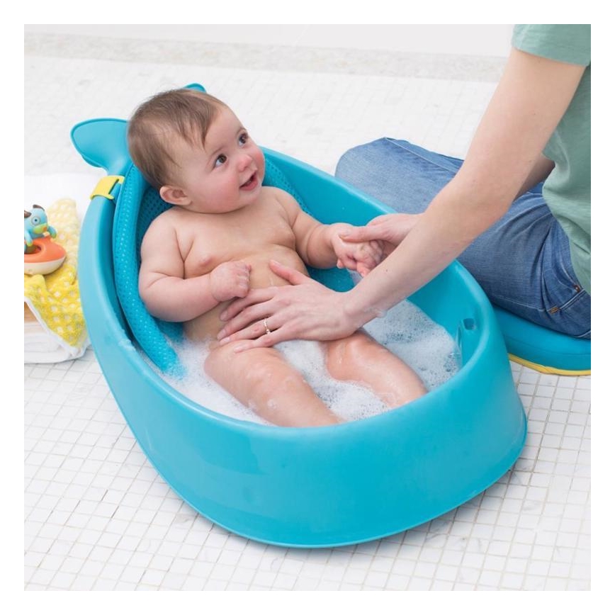 Skip Hop - Dječja kadica s ergonomskom podlogom MOBY 3 plava