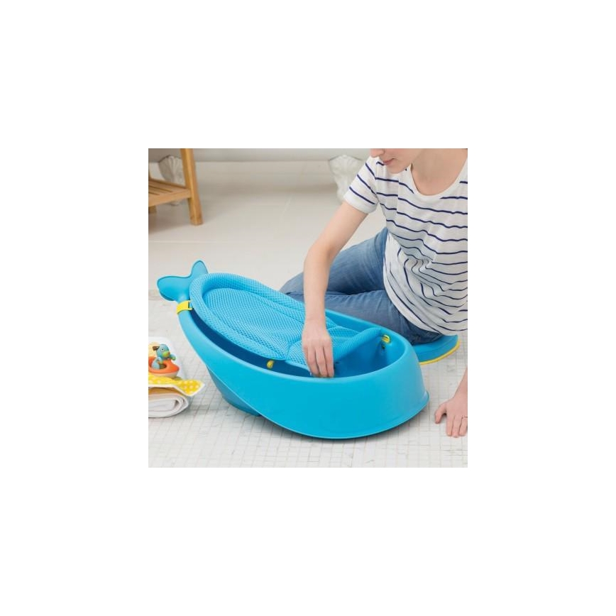 Skip Hop - Dječja kadica s ergonomskom podlogom MOBY 3 plava