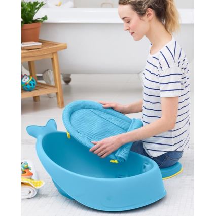 Skip Hop - Dječja kadica s ergonomskom podlogom MOBY 3 plava