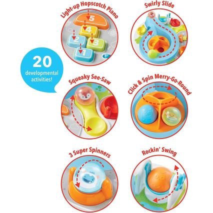 Skip Hop - Dječji aktivni stol EXPLORE&MORE 3xAA