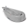 Skip Hop - Kadica za bebe s ergonomskom podlogom MOBY 3 siva