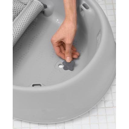 Skip Hop - Kadica za bebe s ergonomskom podlogom MOBY 3 siva