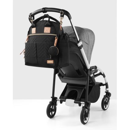 Skip Hop - Ruksak za previjanje za kolica 6u1 SUITE SET crna