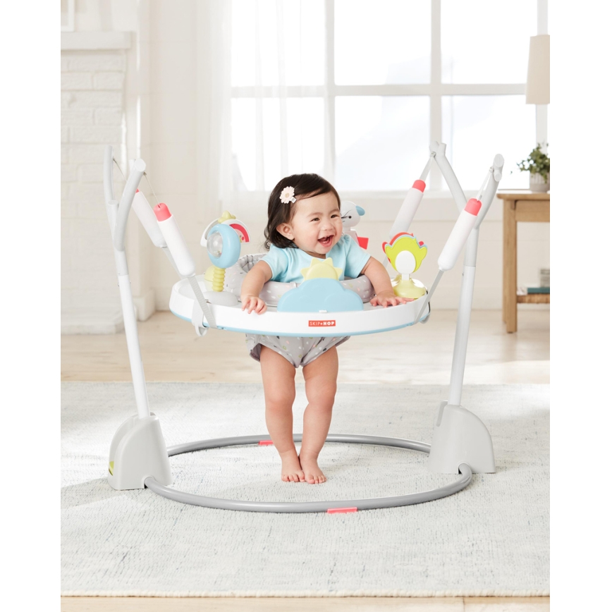 Skip Hop - Skakalica za bebe 2u1 SILVER LINING CLOUD