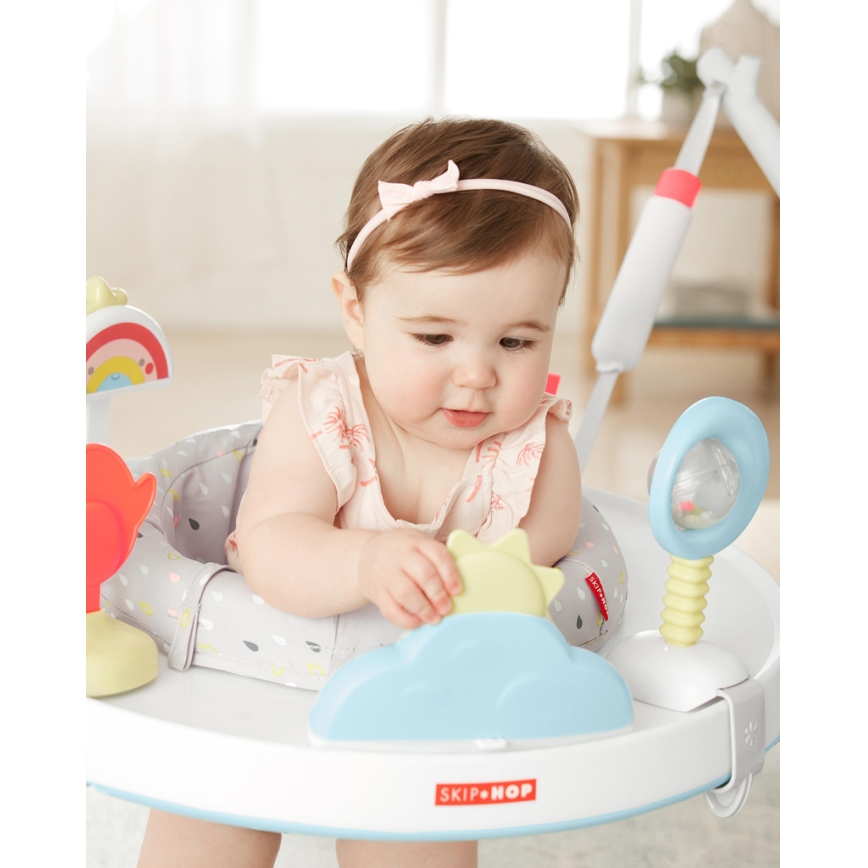 Skip Hop - Skakalica za bebe 2u1 SILVER LINING CLOUD