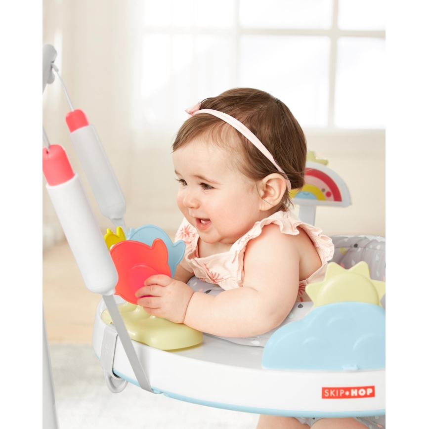 Skip Hop - Skakalica za bebe 2u1 SILVER LINING CLOUD