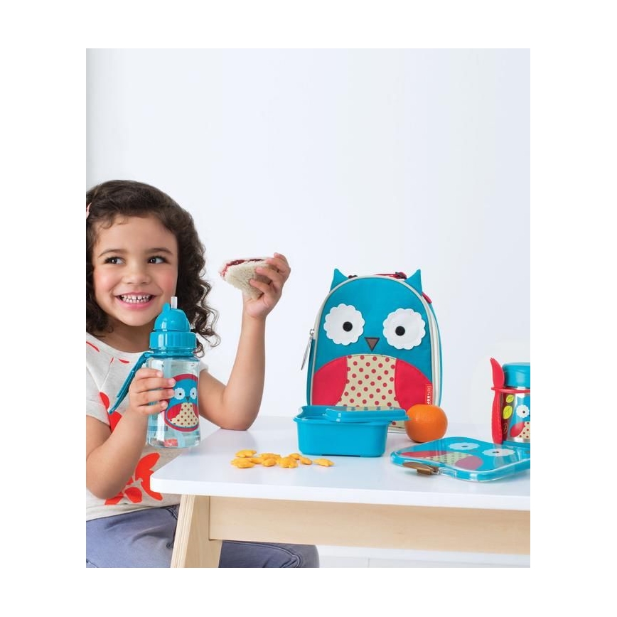 Skip Hop - Termo posuda za hranu sa žlicom/vilicom ZOO 325 ml sova
