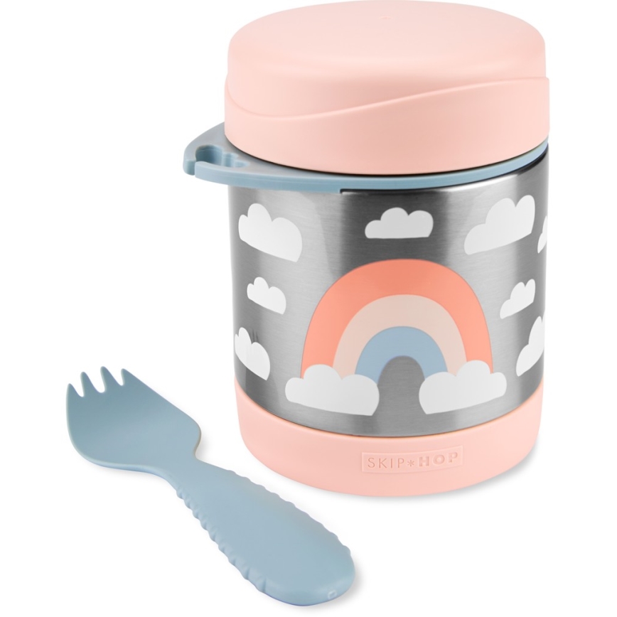 Skip Hop - Termosica za hranu s žličicom/vilicom SPARK STYLE 325 ml duga