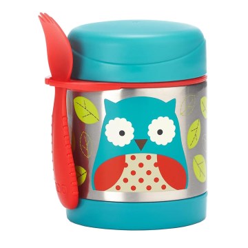 Skip Hop - termosica za hranu s žličicom/vilicom ZOO 325 ml sova