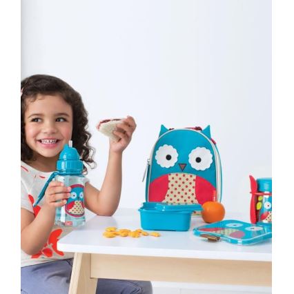 Skip Hop - termosica za hranu s žličicom/vilicom ZOO 325 ml sova