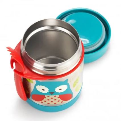 Skip Hop - termosica za hranu s žličicom/vilicom ZOO 325 ml sova