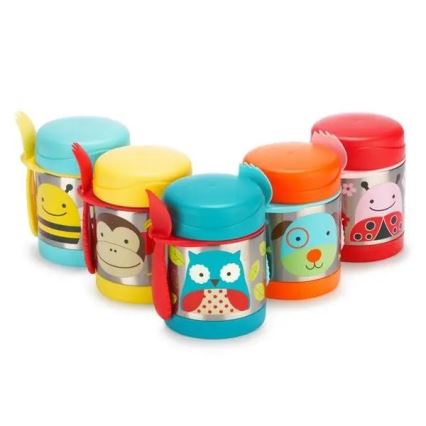 Skip Hop - termosica za hranu s žličicom/vilicom ZOO 325 ml sova