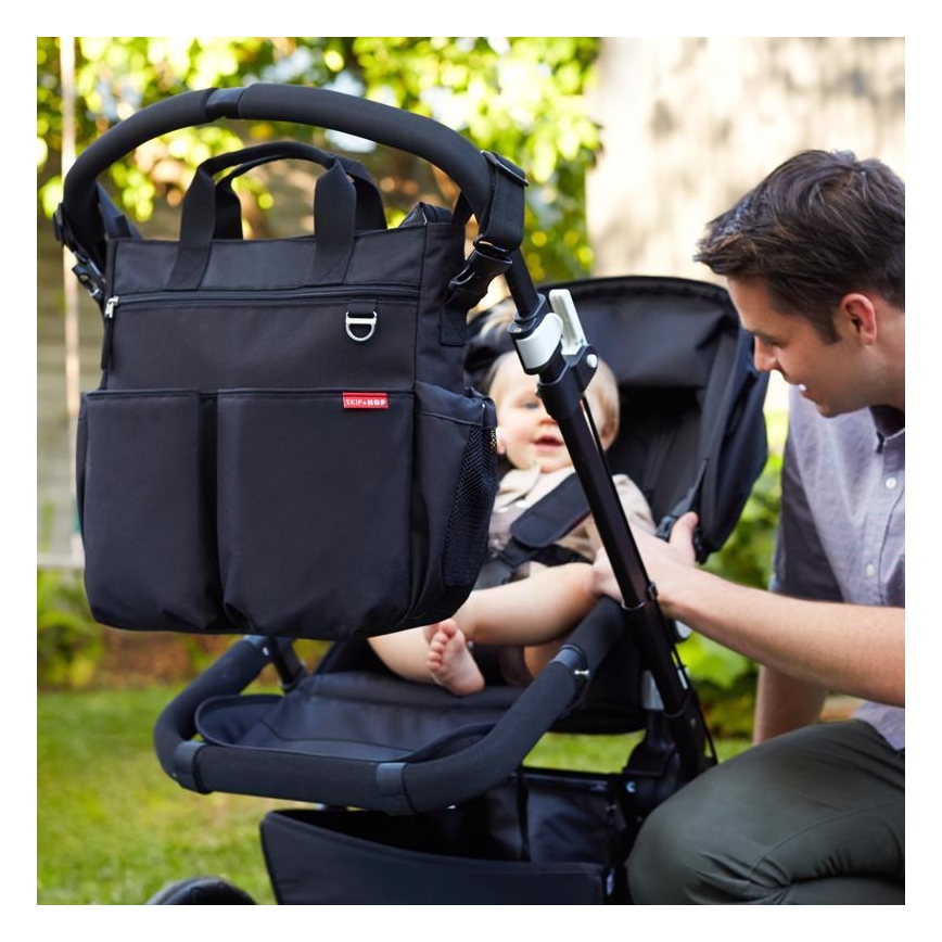 Skip Hop - Torba za pelene za kolica DUO SIGNATURE crna