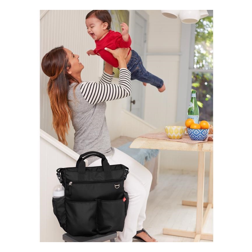 Skip Hop - Torba za pelene za kolica DUO SIGNATURE crna