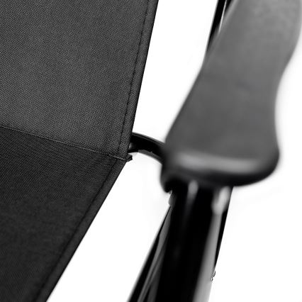 Sklopiva kamperska stolica crne boje