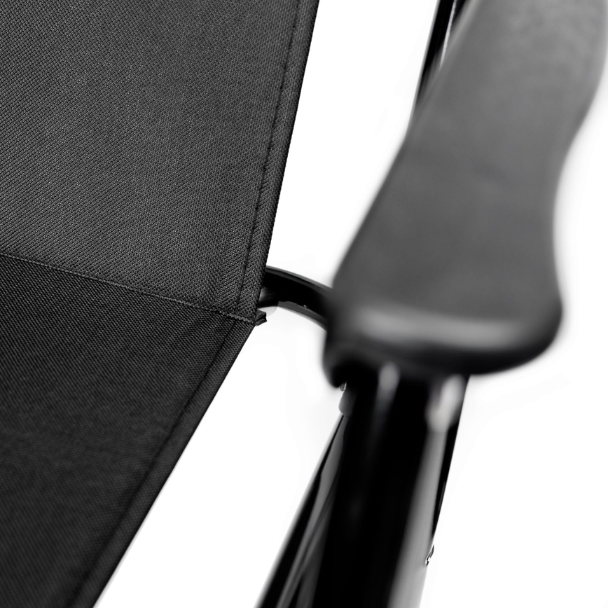 Sklopiva kamperska stolica crne boje