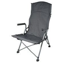 Sklopiva stolica za kampiranje siva