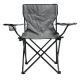 Sklopiva stolica za kampiranje siva