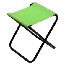Sklopiva stolica za kampiranje zelena/crna