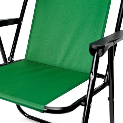 Sklopiva stolica za kampiranje zelena