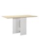 Sklopivi blagovaonski stol 75x140 cm smeđa/bijela