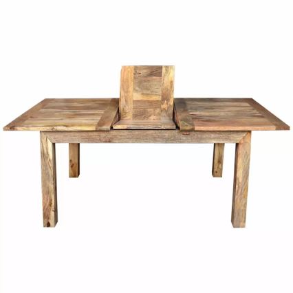 Sklopivi blagovaonski stol HINA 180x90 cm masivni/mangovac