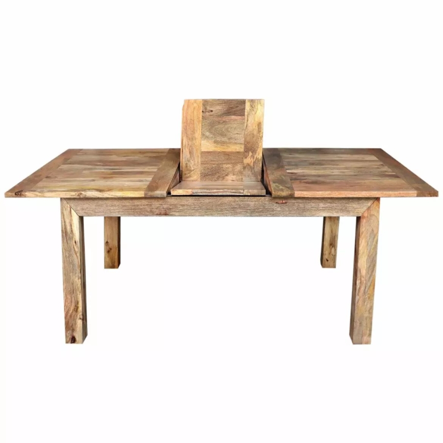Sklopivi blagovaonski stol HINA 180x90 cm masivni/mangovac