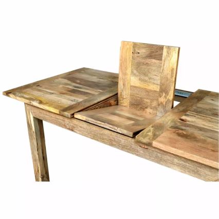 Sklopivi blagovaonski stol HINA 180x90 cm masivni/mangovac