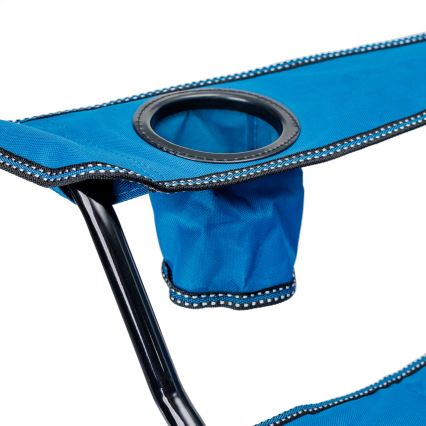 Sklopivi kamperski stol + 2x plava stolica