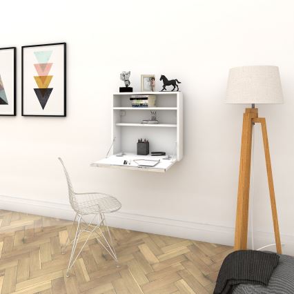 Sklopivi radni stol OPTIMUM 60x64 cm bijela