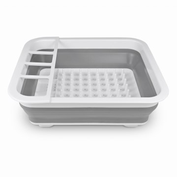 Sklopivi silikonski ocjeđivač za posuđe