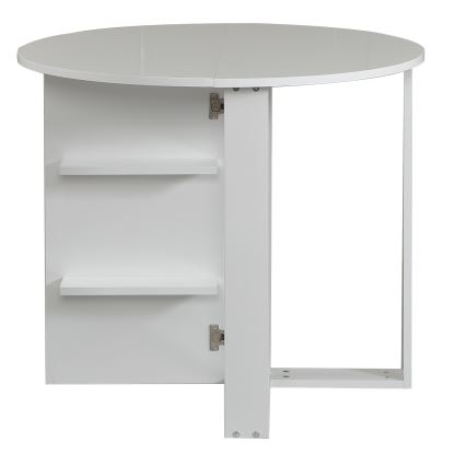 Sklopivi stol MIDDLE 77x90 cm bijela