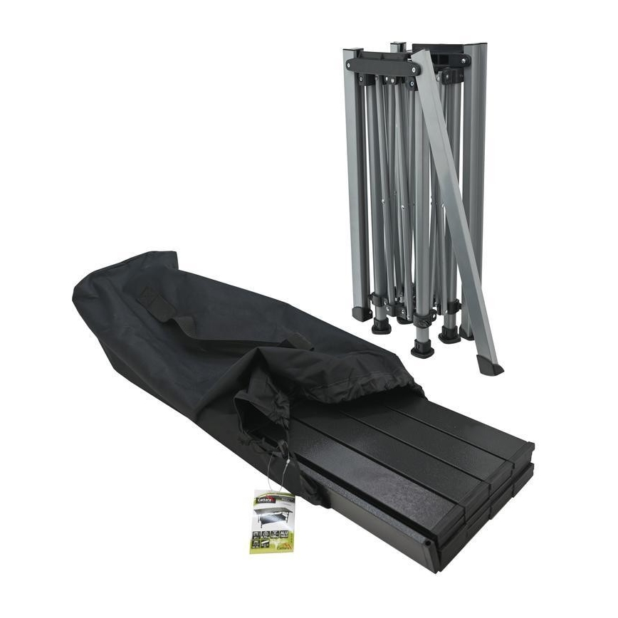 Sklopivi stol za kampiranje 123x55cm antracit