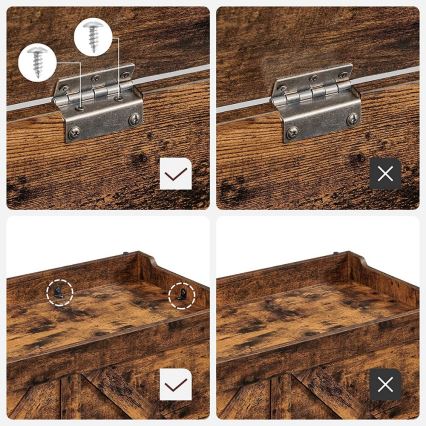 Skrinja TOVIAN smeđa