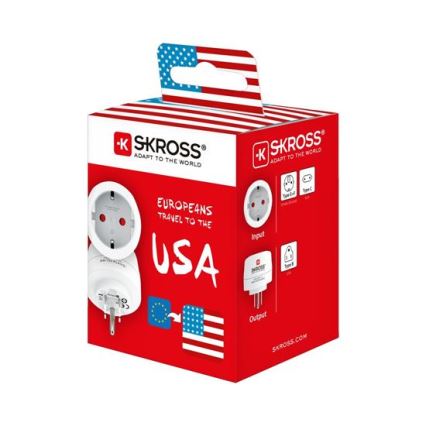 SKROSS - Putni adapter USA 15A