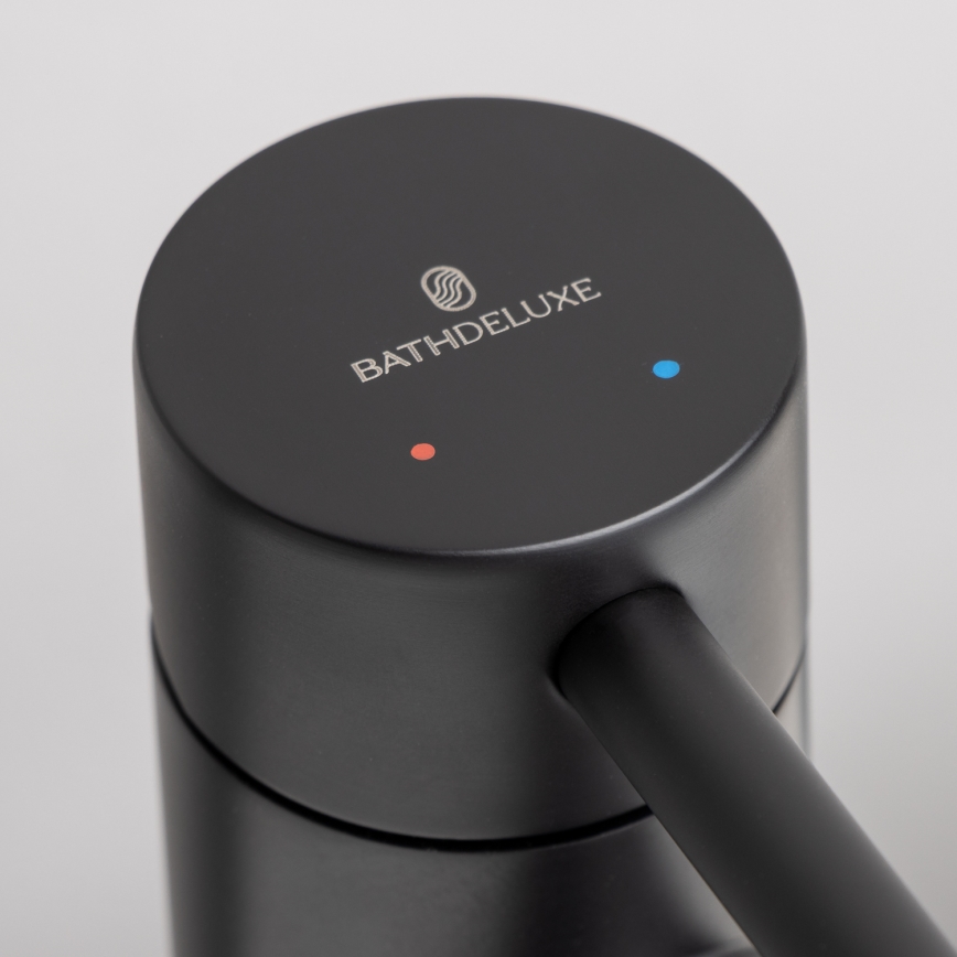 Slavina za umivaonik RINGSTED 17,8 cm mat crne boje