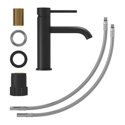 Slavina za umivaonik SOVANG 18,3 cm mat crna