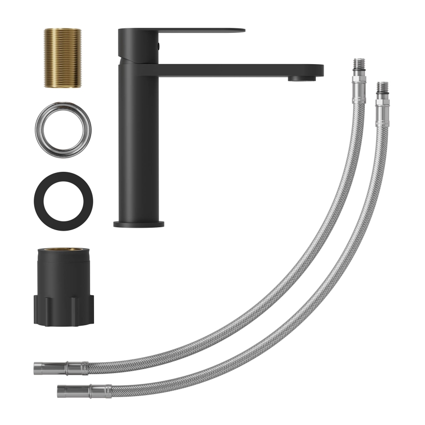 Slavina za umivaonik TARNBY 17,3 cm, mat crne boje