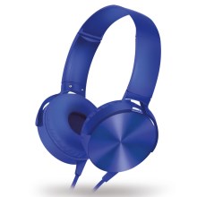Slušalice s mikrofonom plava