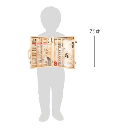 Small Foot - Deluxe kofer s drvenim alatom