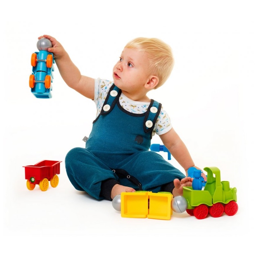 Smartmax - Magnetički set za slaganje Moj prvi vlak 22 komada