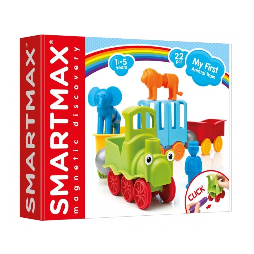 Smartmax - Magnetski set za sastavljanje Moj prvi vlakić 22 kom