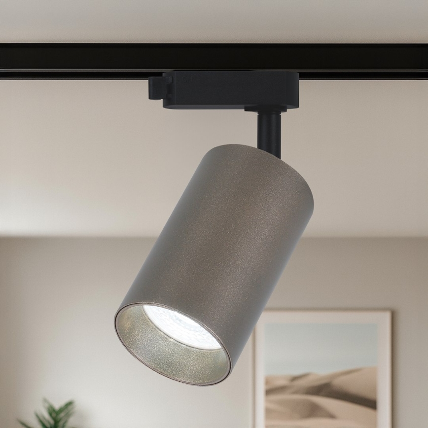Smeđi spot za jednofazni šinski sustav PIPE 1xGU10/10W/230V