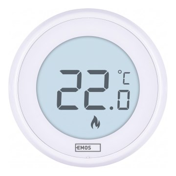 Sobni ručni termostat 230V/6A 2xAA bijeli
