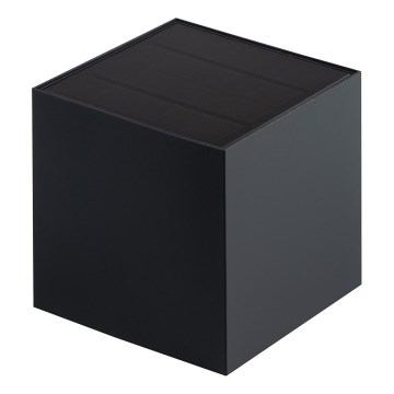 Solarna LED zidna svjetiljka s senzorom REKA LED/3W/3,7V 1800 mAh 3000/4000/6500K IP65 crna