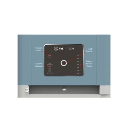 Solarni baterijski sklop PYLONTECH: BMS Force H2 + Force H2 10,65 kWh