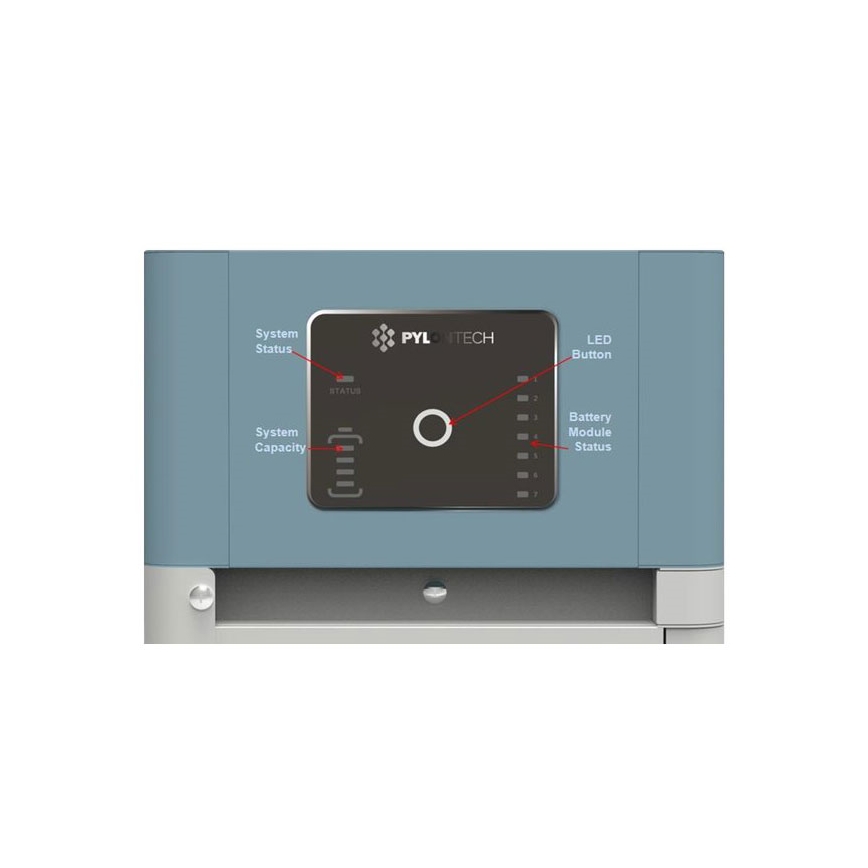 Solarni baterijski sklop PYLONTECH: BMS Force H2 + Force H2 10,65 kWh