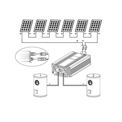 Solarni inverter za grijanje vode ECO Solar Boost Evo MPPT-4000 4 kW